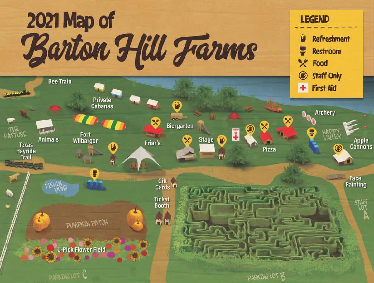 Farm Map of Fall Festival